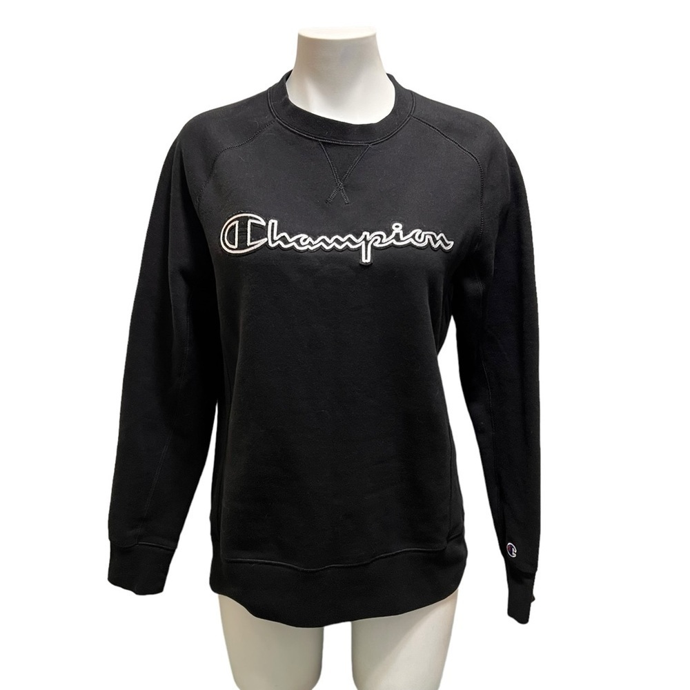 Champion Black Crew Neck Sweater
